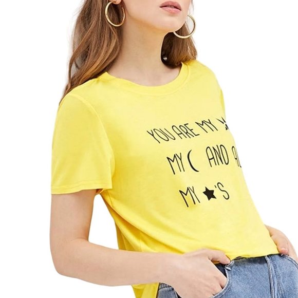 Tops - Sun Moon Star Graphic Tee
